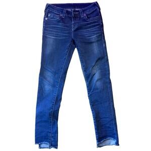 Girl Casey Skinny Raw Edge Jeans